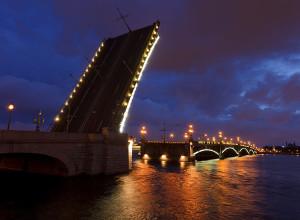 Trinity Bridge, St Petersburg, Russia